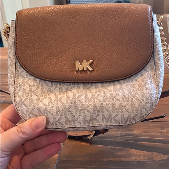 Michael Kors Handbags - Michael Kors MK logo print crossbody bag.